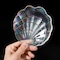 Fabulaxe Glass Iridescent Colorful Seashell Trinket Soap Candy Ring Dish Plate QI004062 - alternate 4